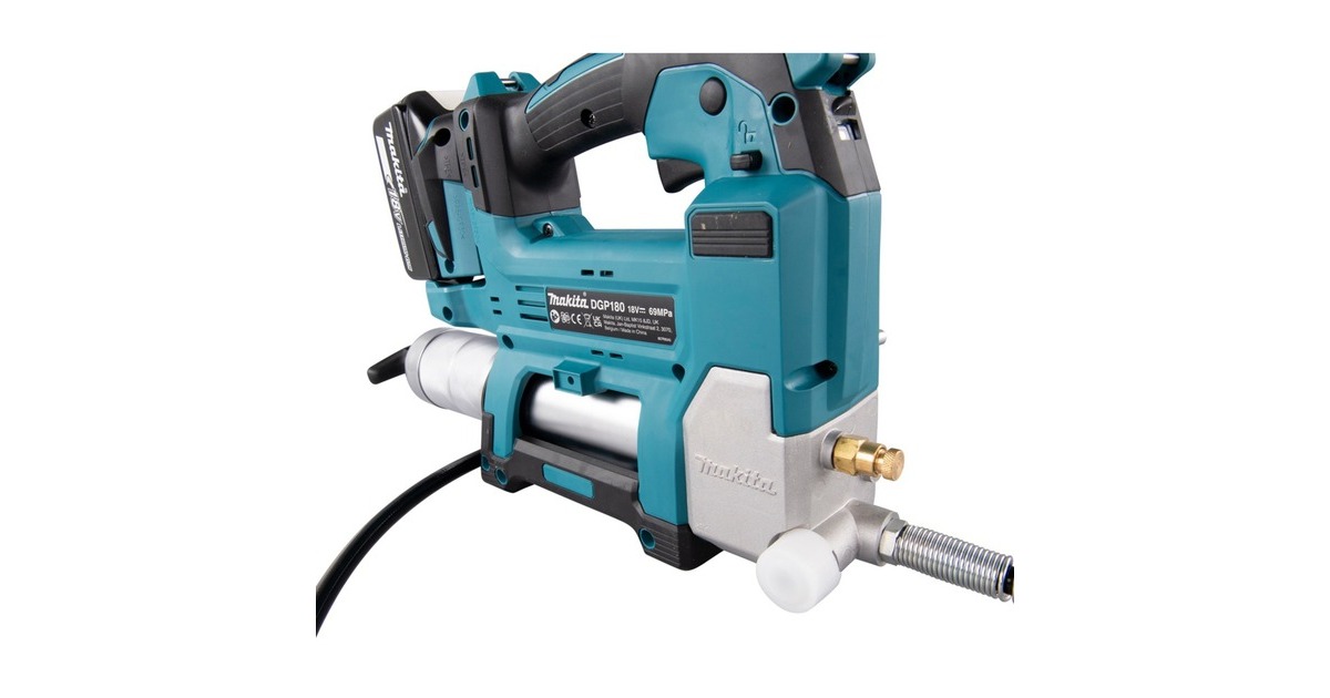 Makita Akku-Fettpresse DGP180Z, 18Volt, inkl. Zylinder A, Kartuschenpistole(blau/schwarz, ohne Akku und Ladegerät)