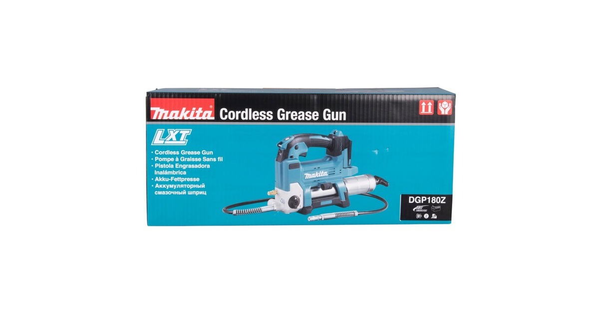Makita Akku-Fettpresse DGP180Z, 18Volt, inkl. Zylinder A, Kartuschenpistole(blau/schwarz, ohne Akku und Ladegerät)