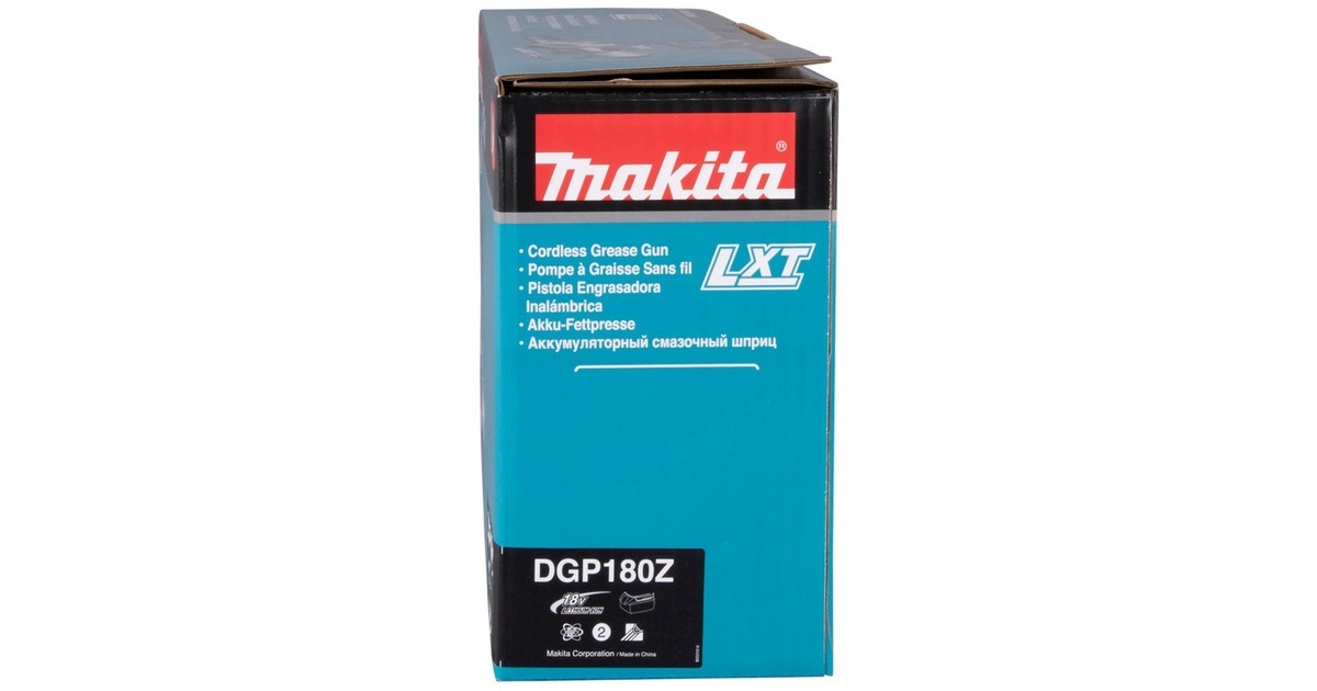 Makita Akku-Fettpresse DGP180Z, 18Volt, inkl. Zylinder A, Kartuschenpistole(blau/schwarz, ohne Akku und Ladegerät)