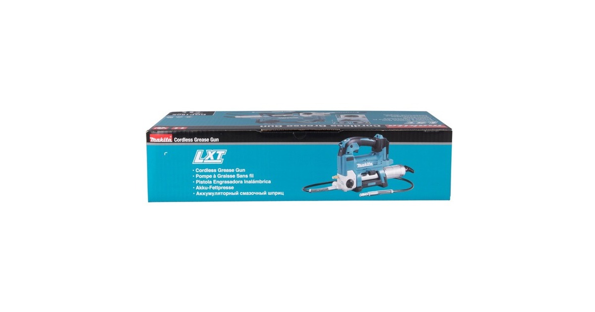 Makita Akku-Fettpresse DGP180Z, 18Volt, inkl. Zylinder A, Kartuschenpistole(blau/schwarz, ohne Akku und Ladegerät)