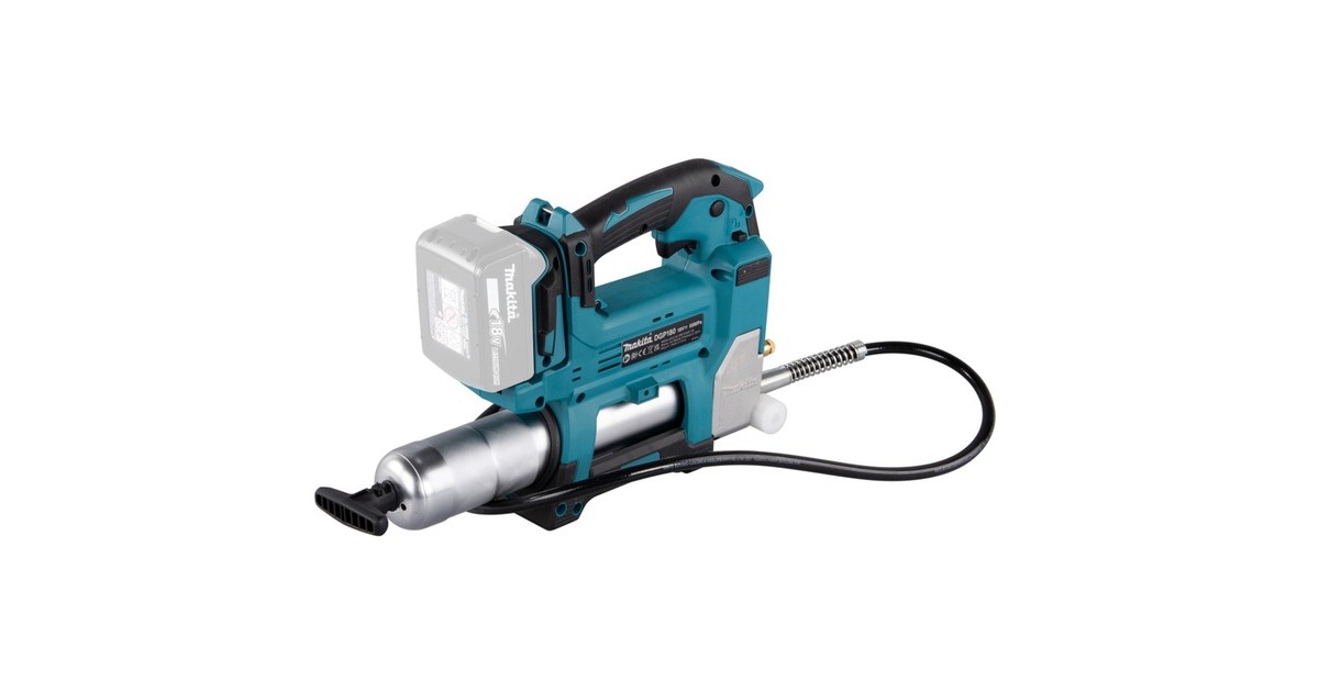Makita Akku-Fettpresse DGP180Z, 18Volt, inkl. Zylinder A, Kartuschenpistole(blau/schwarz, ohne Akku und Ladegerät)