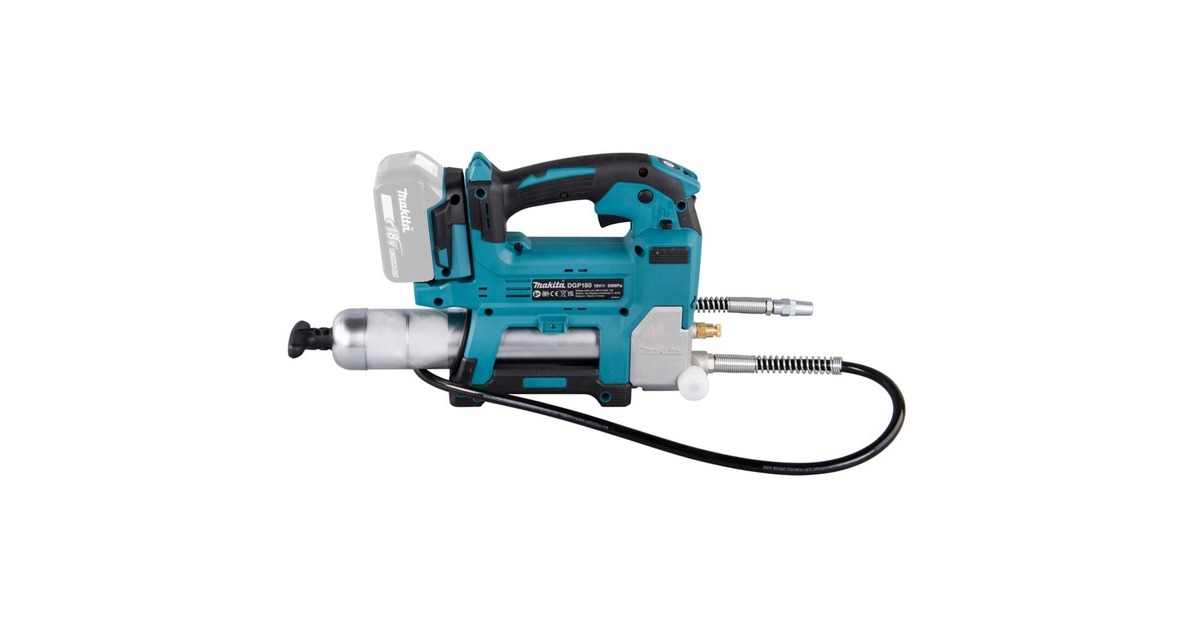 Makita Akku-Fettpresse DGP180Z, 18Volt, inkl. Zylinder A, Kartuschenpistole(blau/schwarz, ohne Akku und Ladegerät)
