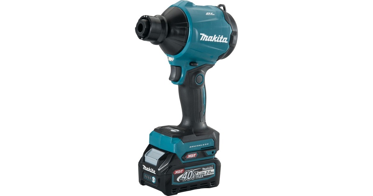 Makita Akku-Gebläse AS001GA102 XGT, 40Volt(blau/schwarz, Li-Ion XGT Akku 2,0Ah) Makita Akku-Gebläse AS001GA102 XGT, 40Volt(blau/schwarz, Li-Ion XGT Akku 2,0Ah)