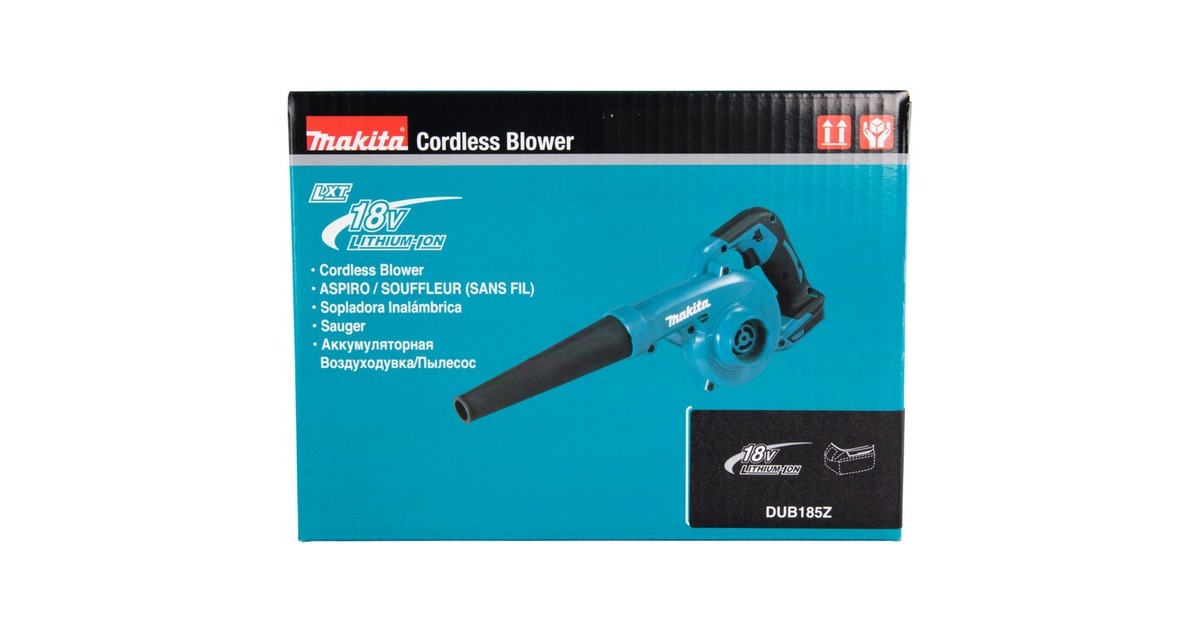 Makita Akku-Gebläse DUB185Z, 18Volt, Laubgebläse(blau/schwarz, ohne Akku und Ladegerät)