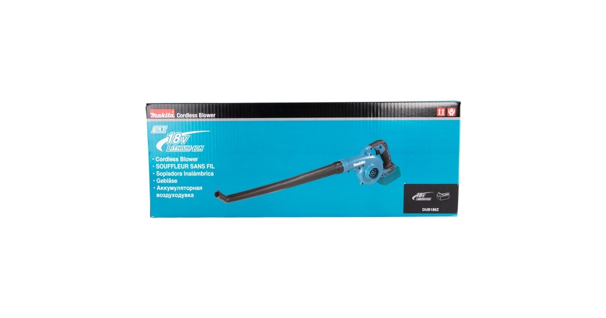 Makita Akku-Gebläse DUB186Z, 18Volt, Laubgebläse(blau/schwarz, ohne Akku und Ladegerät)