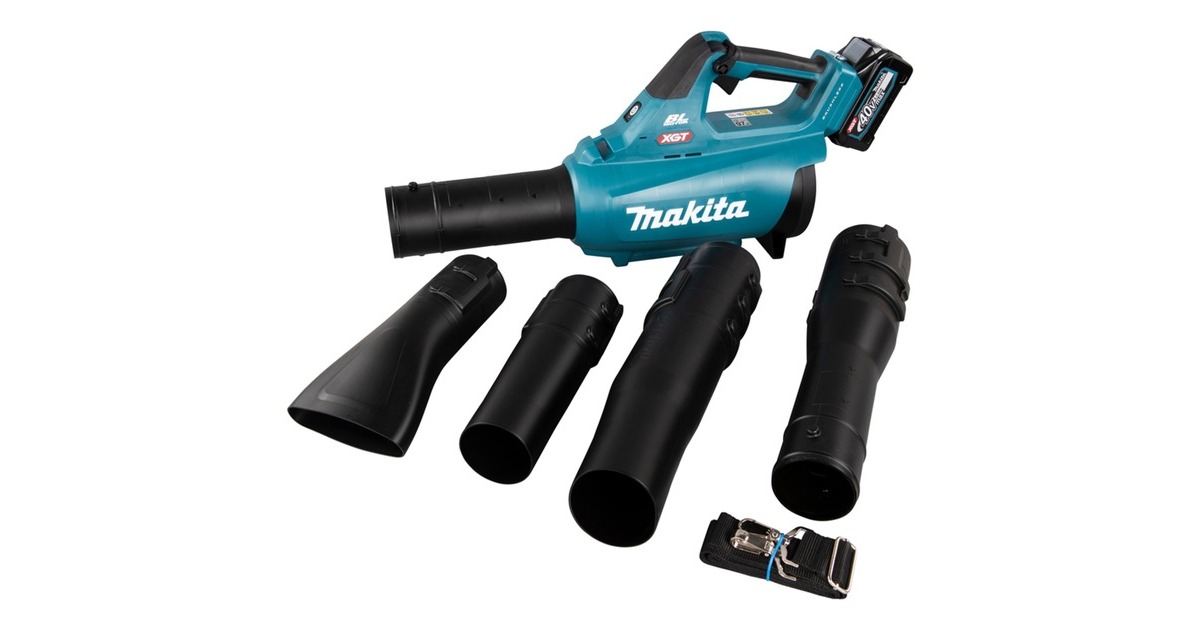 Makita Akku-Gebläse UB001GZ XGT, 40Volt, Laubgebläse(blau/schwarz, ohne Akku und Ladegerät)