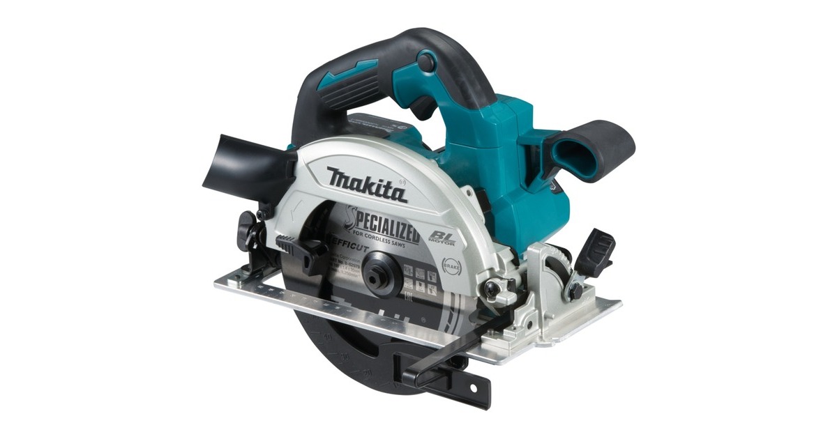 Makita Akku-Handkreissäge DHS660RTJ, 18Volt(blau/schwarz, 2x Li-Ionen Akku 5,0Ah, MAKPAC)