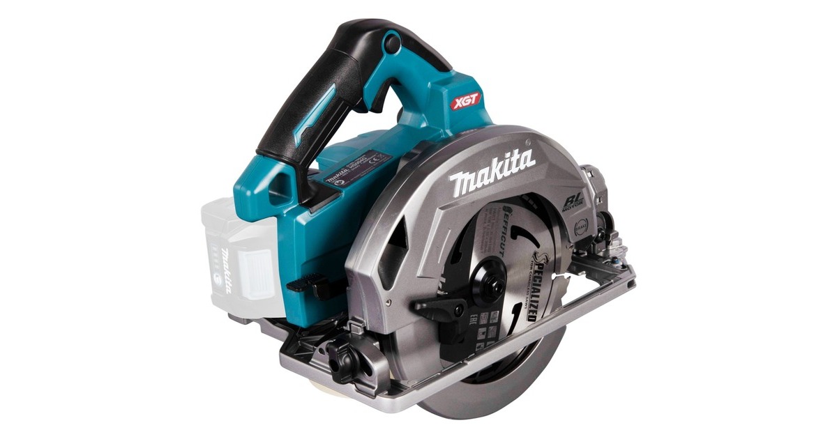 Makita Akku-Handkreissäge HS004GZ01 XGT, 40Volt(blau/schwarz, ohne Akku und Ladegerät)