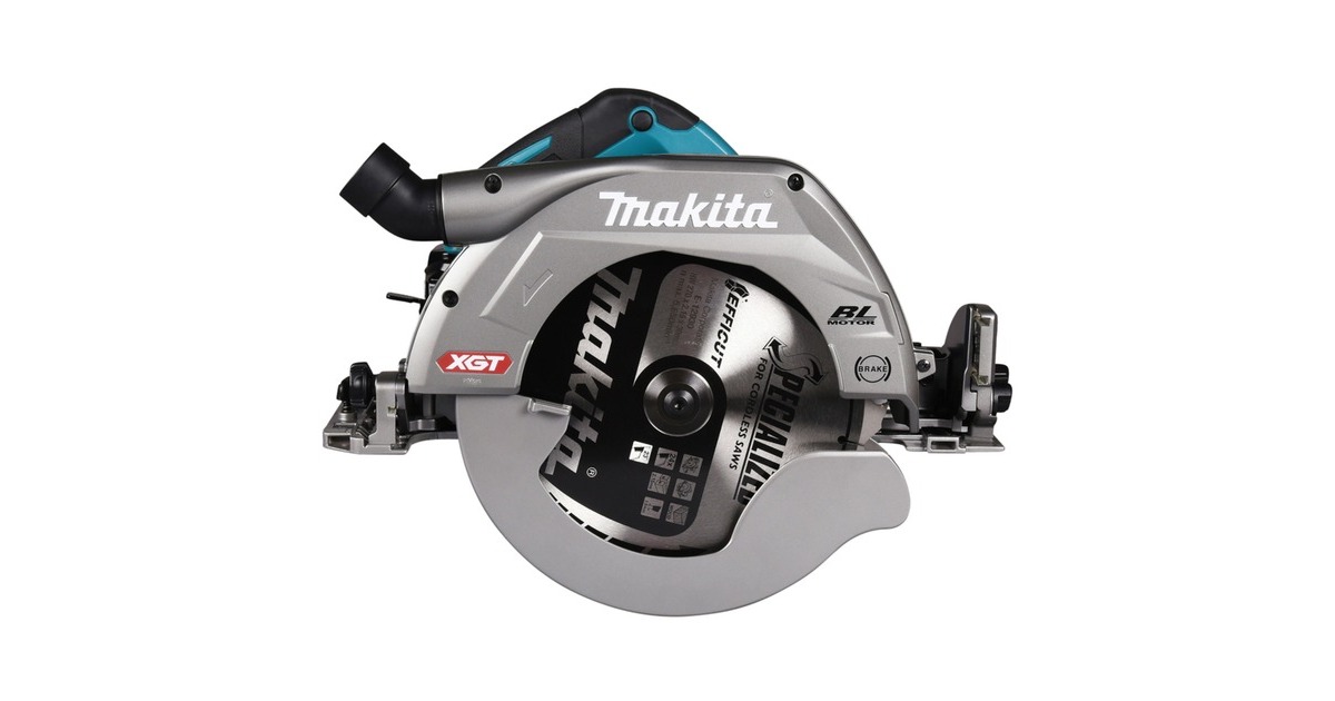 Makita Akku-Handkreissäge HS011GT201 XGT, 40Volt(blau/schwarz, 2x Li-Ion XGT Akku 5,0Ah)