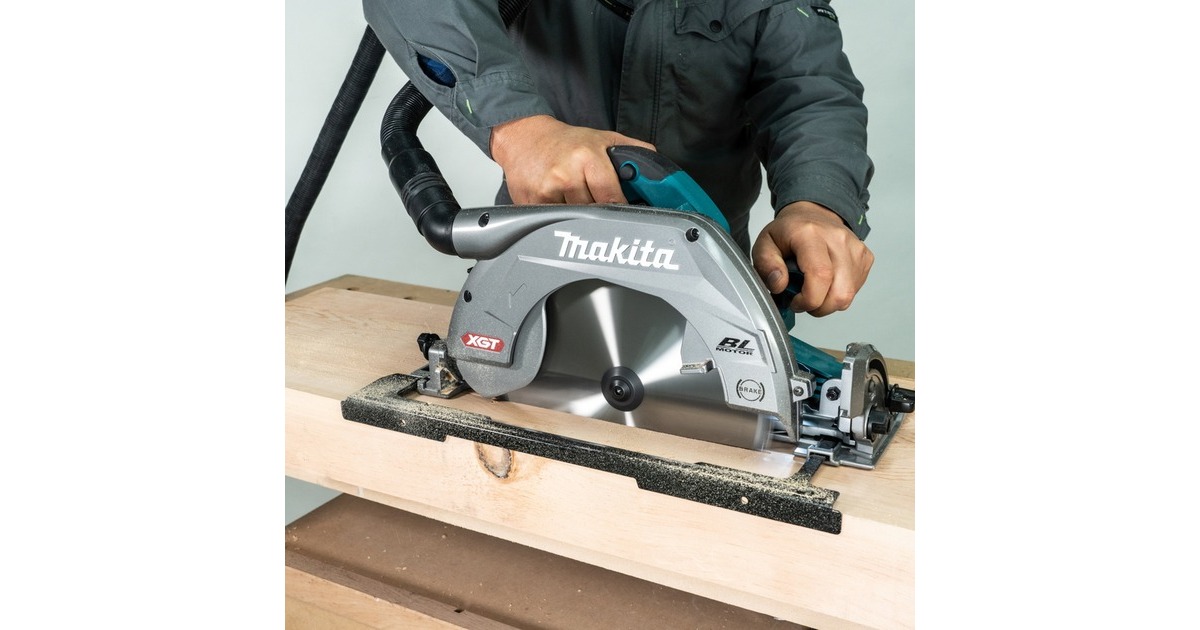 Makita Akku-Handkreissäge HS011GT201 XGT, 40Volt(blau/schwarz, 2x Li-Ion XGT Akku 5,0Ah)