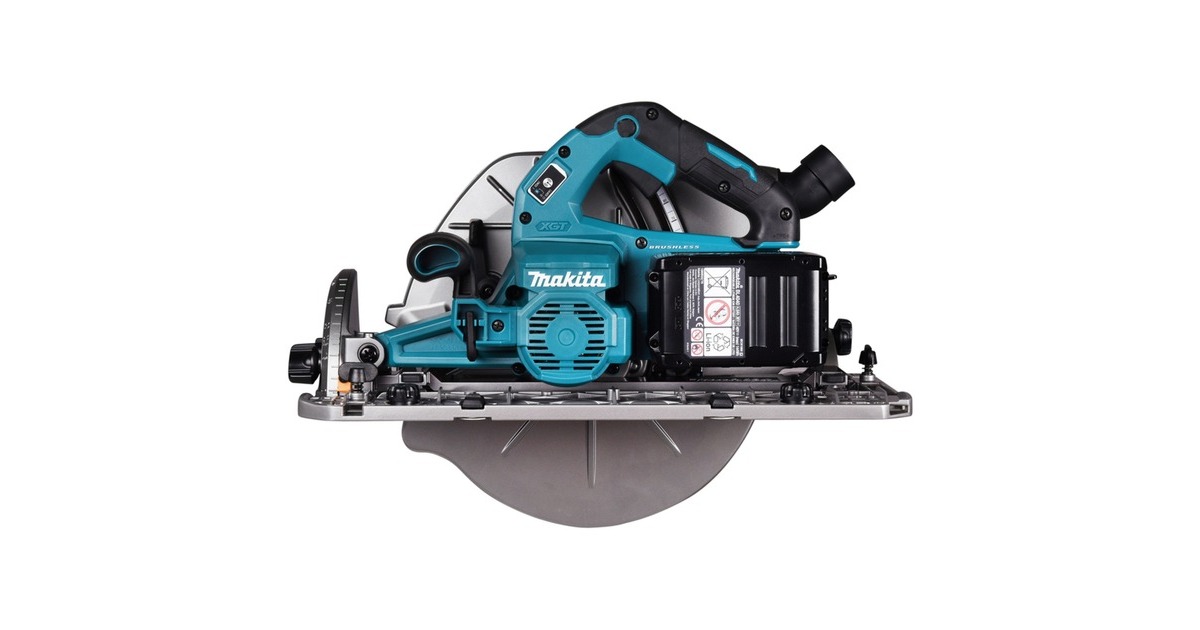Makita Akku-Handkreissäge HS011GT201 XGT, 40Volt(blau/schwarz, 2x Li-Ion XGT Akku 5,0Ah)