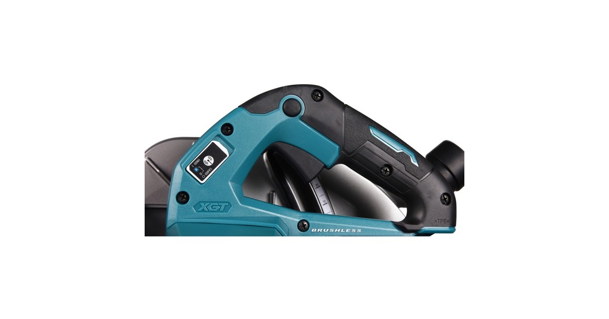 Makita Akku-Handkreissäge HS011GT201 XGT, 40Volt(blau/schwarz, 2x Li-Ion XGT Akku 5,0Ah)