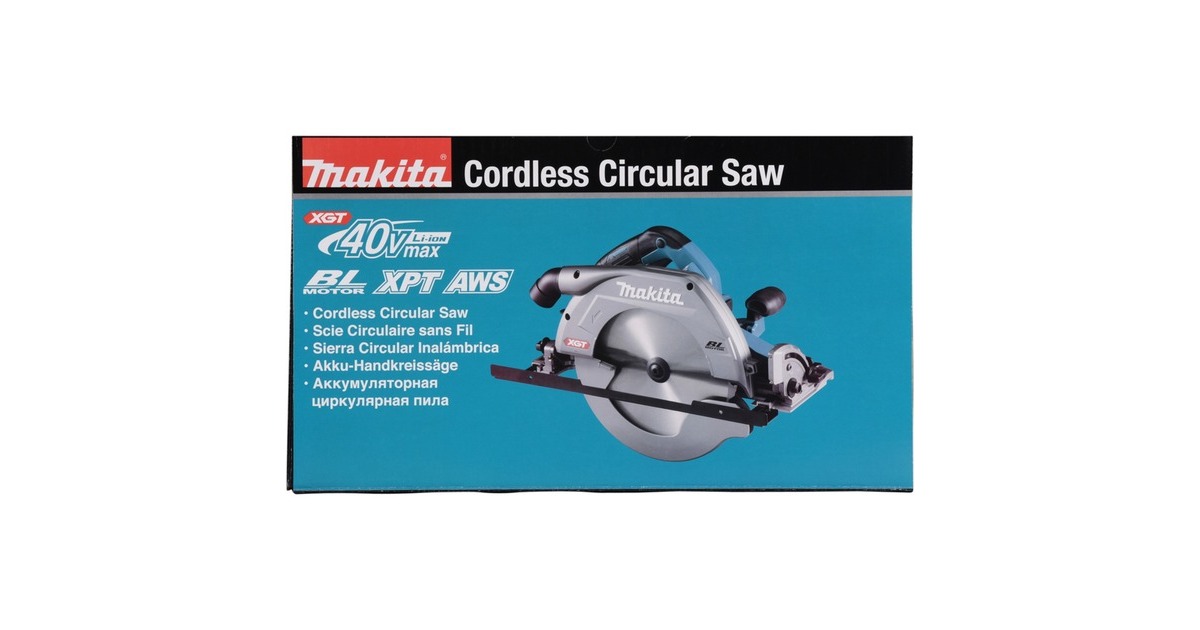 Makita Akku-Handkreissäge HS011GZ XGT, 40Volt(blau/schwarz, ohne Akku und Ladegerät)