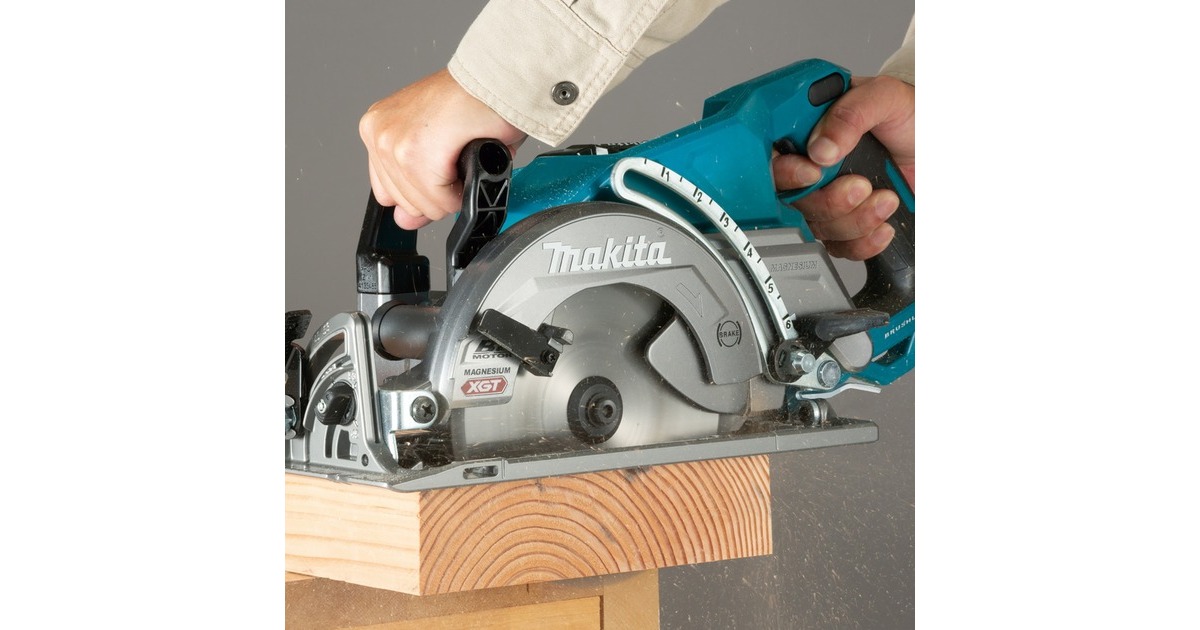 Makita Akku-Handkreissäge RS001GZ XGT, 40Volt(blau/schwarz, ohne Akku und Ladegerät)