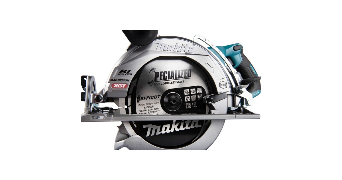 Makita Akku-Handkreissäge RS002GZ XGT, 40Volt(blau/schwarz, ohne Akku und Ladegerät)