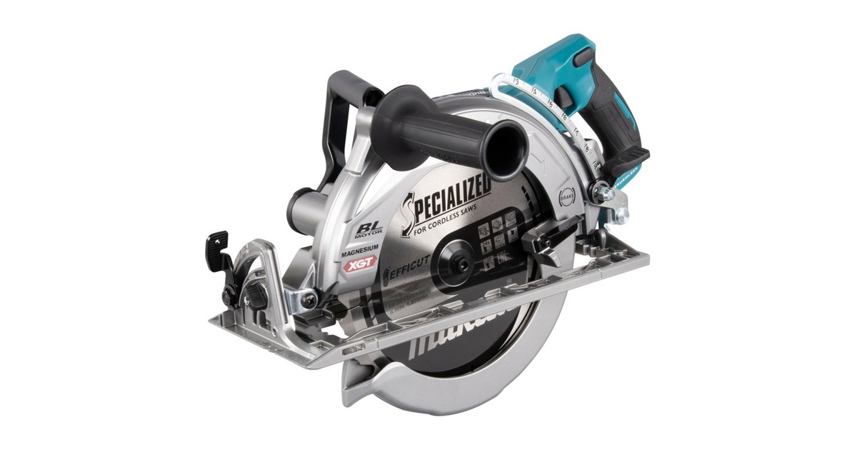 Makita Akku-Handkreissäge RS002GZ XGT, 40Volt(blau/schwarz, ohne Akku und Ladegerät)