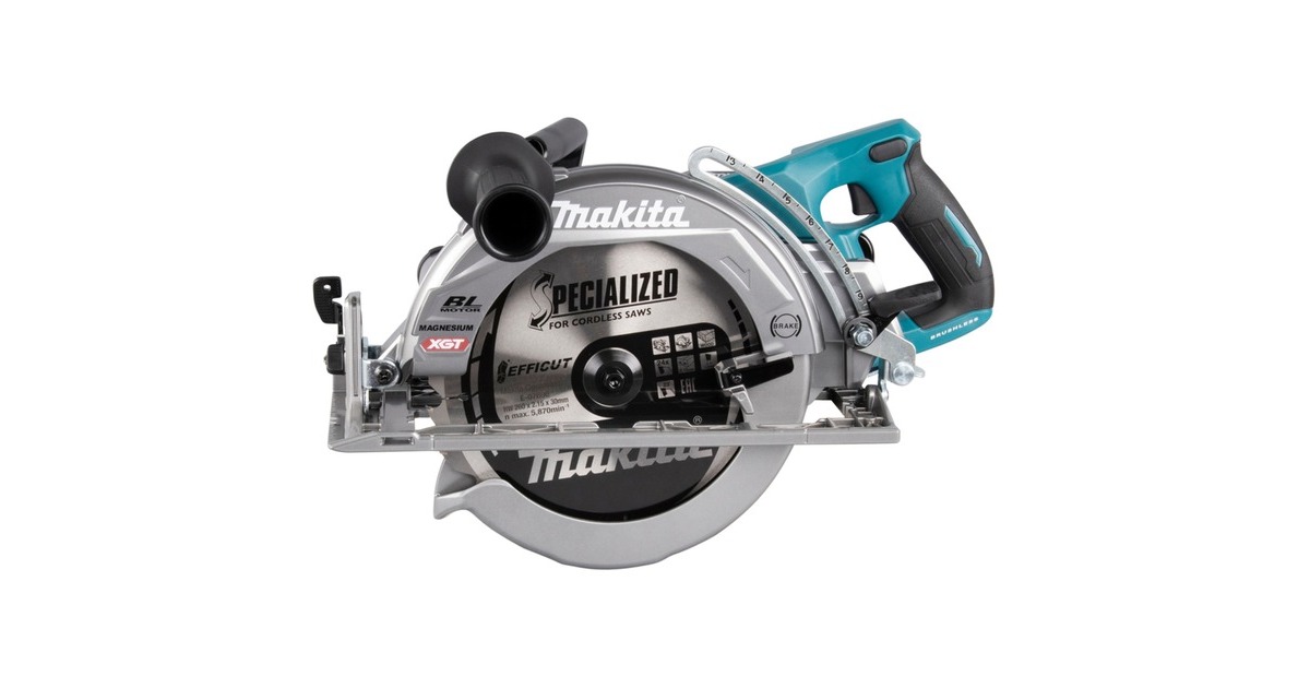 Makita Akku-Handkreissäge RS002GZ XGT, 40Volt(blau/schwarz, ohne Akku und Ladegerät)