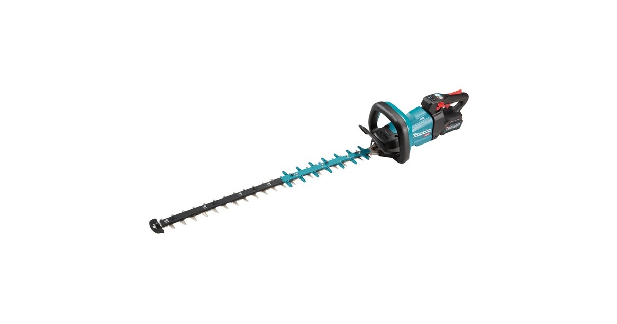 Makita Akku-Heckenschere UH005GD201 XGT, 40Volt, 75cm(blau/schwarz, 2x Li-Ion XGT Akku 2,5Ah)