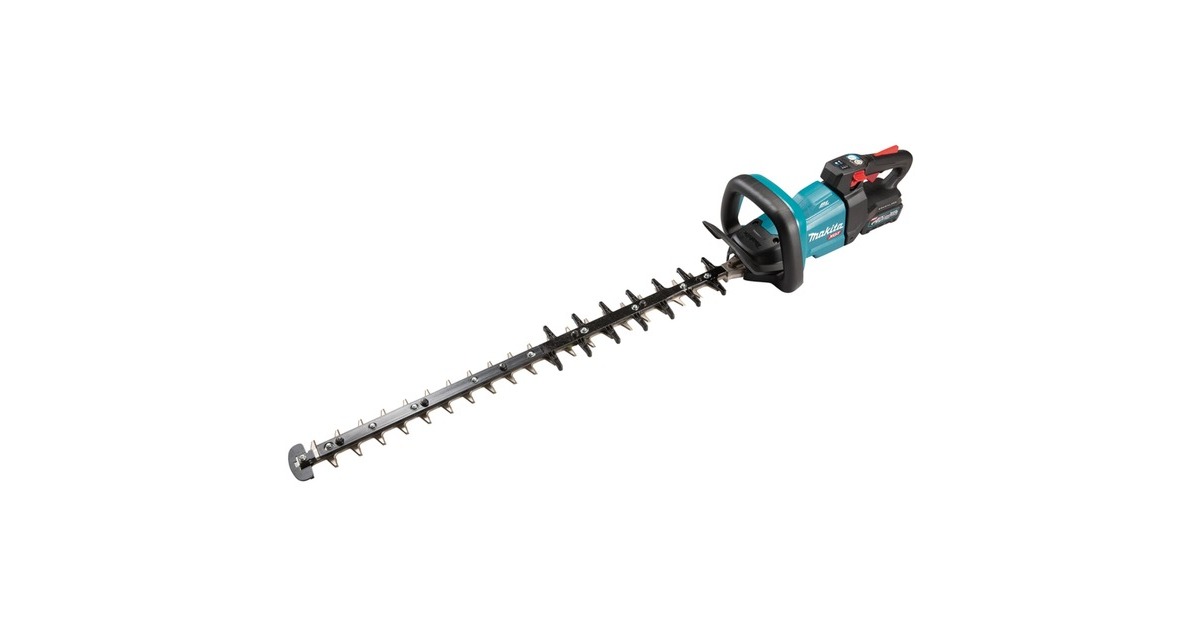 Makita Akku-Heckenschere UH007GD201 XGT, 40Volt, 75cm(blau/schwarz, 2x Li-Ion XGT Akku 2,5Ah)