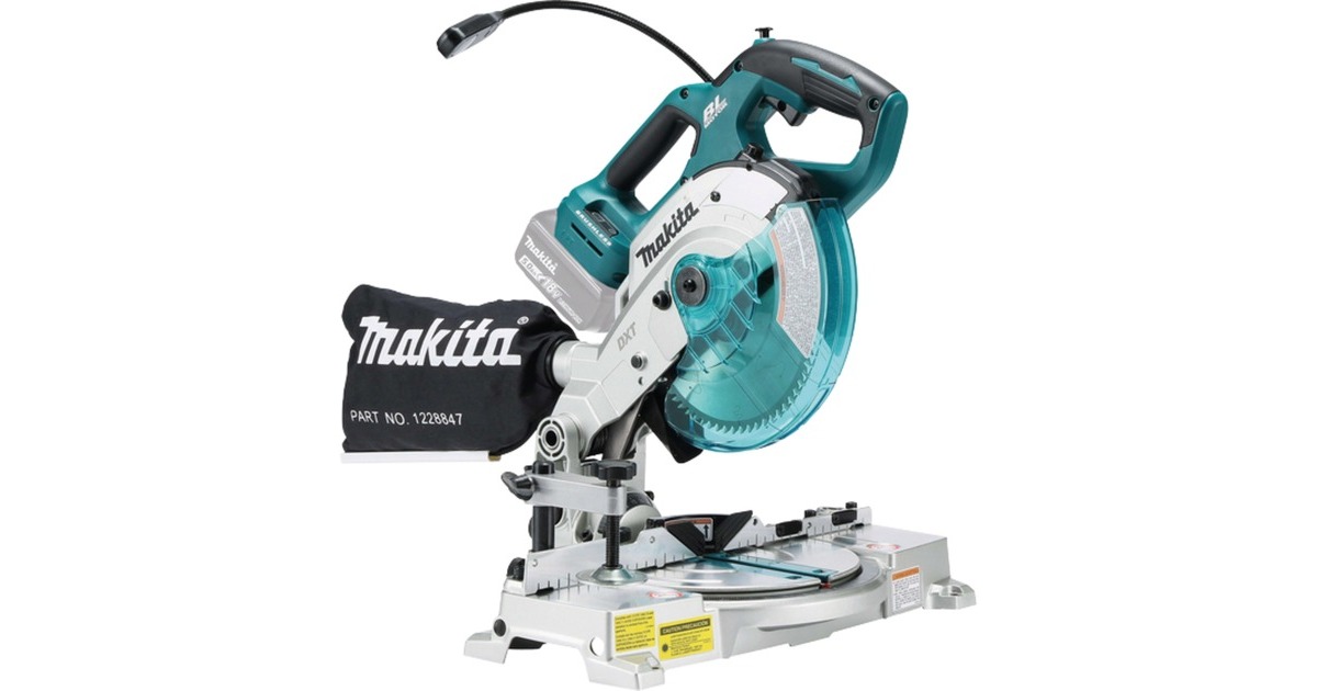 Makita Akku-Kapp- und Gehrungssäge DLS600Z, 18Volt, Kapp-und Gehrungssäge(blau/silber, ohne Akku und Ladegerät)
