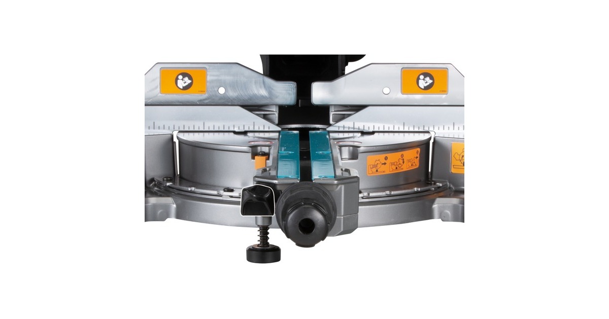 Makita Akku-Kapp-und Gehrungssäge LS002GZ01 XGT, 40Volt + Funk Adapter(blau, Bluetooth, ohne Akku und Ladegerät)