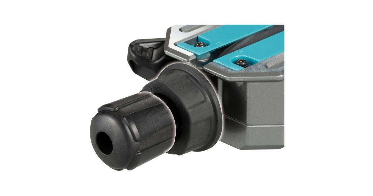 Makita Akku-Kapp-und Gehrungssäge LS002GZ01 XGT, 40Volt + Funk Adapter(blau, Bluetooth, ohne Akku und Ladegerät)