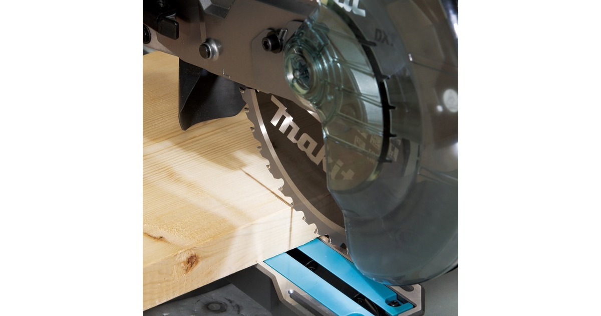 Makita Akku-Kapp-und Gehrungssäge LS002GZ01 XGT, 40Volt + Funk Adapter(blau, Bluetooth, ohne Akku und Ladegerät)