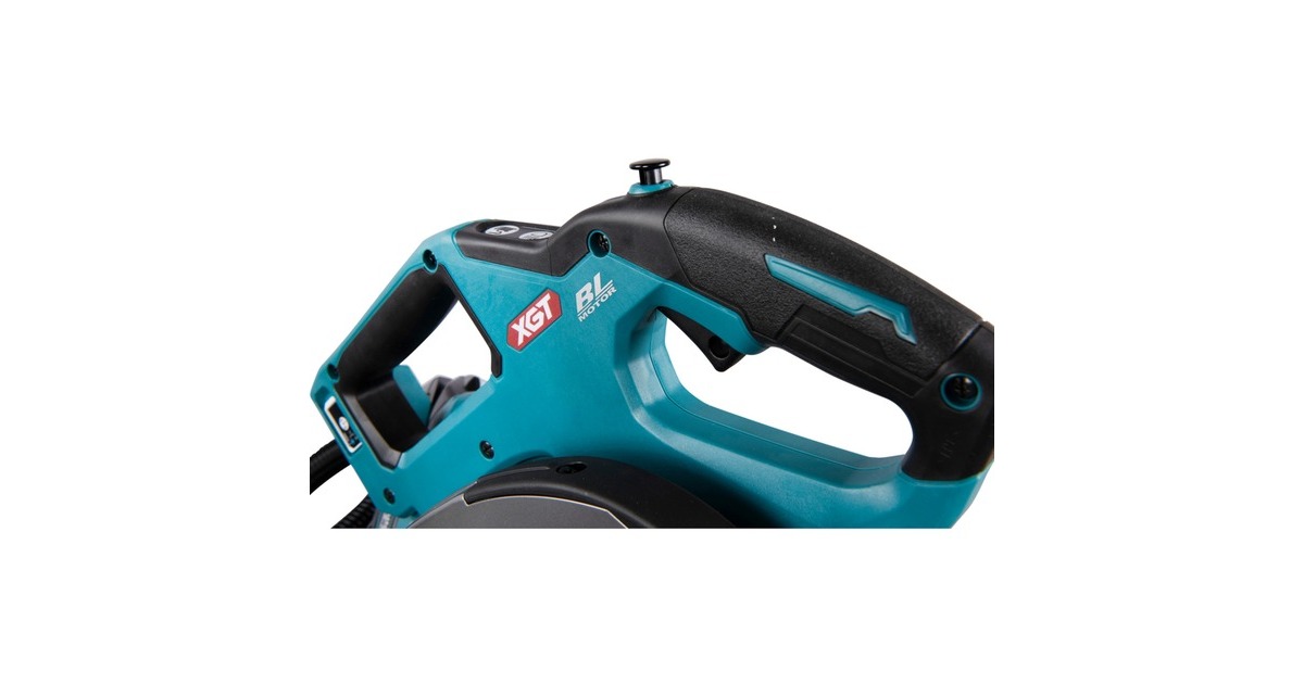 Makita Akku-Kapp-und Gehrungssäge LS002GZ01 XGT, 40Volt + Funk Adapter(blau, Bluetooth, ohne Akku und Ladegerät)