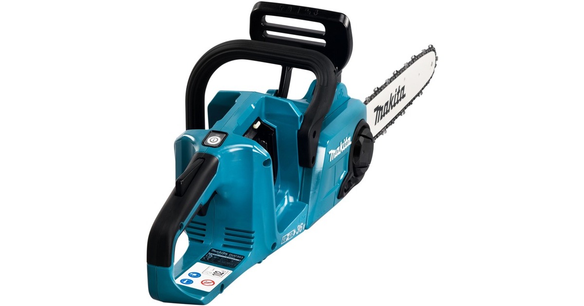 Makita Akku-Kettensäge DUC353Z, 36Volt (2x18V), Elektro-Kettensäge(blau/schwarz, ohne Akku und Ladegerät)