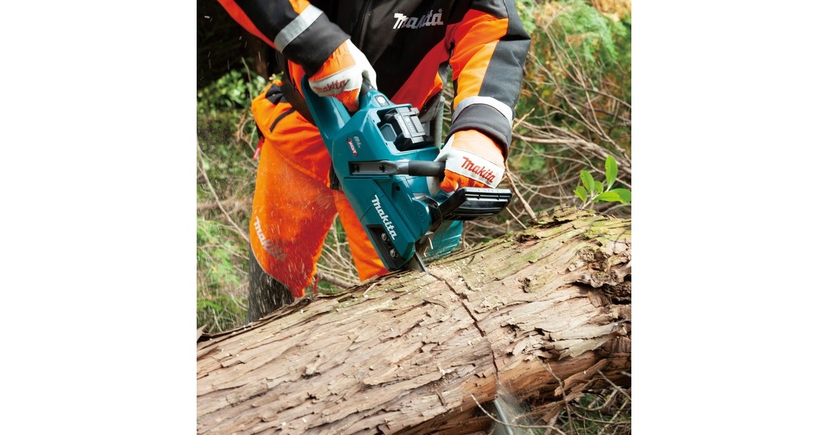 Makita Akku-Kettensäge UC011GT101 XGT, 40Volt, Elektro-Kettensäge(blau/schwarz, Li-Ion XGT Akku 5,0Ah)