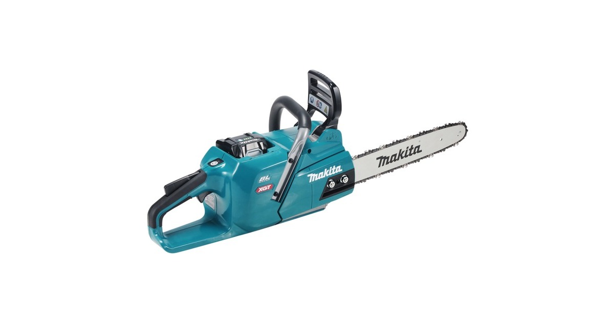 Makita Akku-Kettensäge UC011GT101 XGT, 40Volt, Elektro-Kettensäge(blau/schwarz, Li-Ion XGT Akku 5,0Ah)