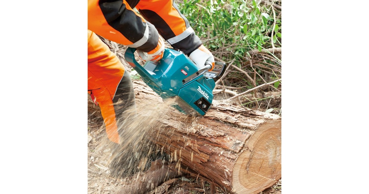 Makita Akku-Kettensäge UC012GT101 XGT, 40Volt, Elektro-Kettensäge(blau/schwarz, Li-Ion XGT Akku 5,0Ah)