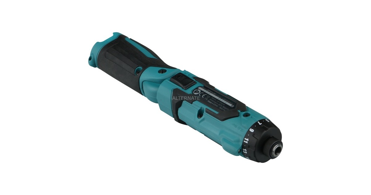 Makita Akku-Knickschrauber DF012DZ, 7,2Volt, Bohrschrauber(blau/schwarz, ohne Akku und Ladegerät)