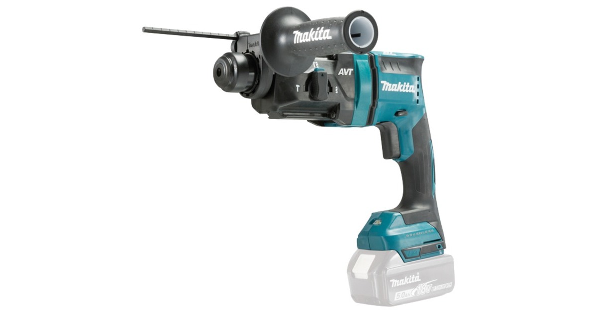 Makita Akku-Kombihammer DHR182Z, 18Volt, Bohrhammer(blau/schwarz, ohne Akku und Ladegerät)