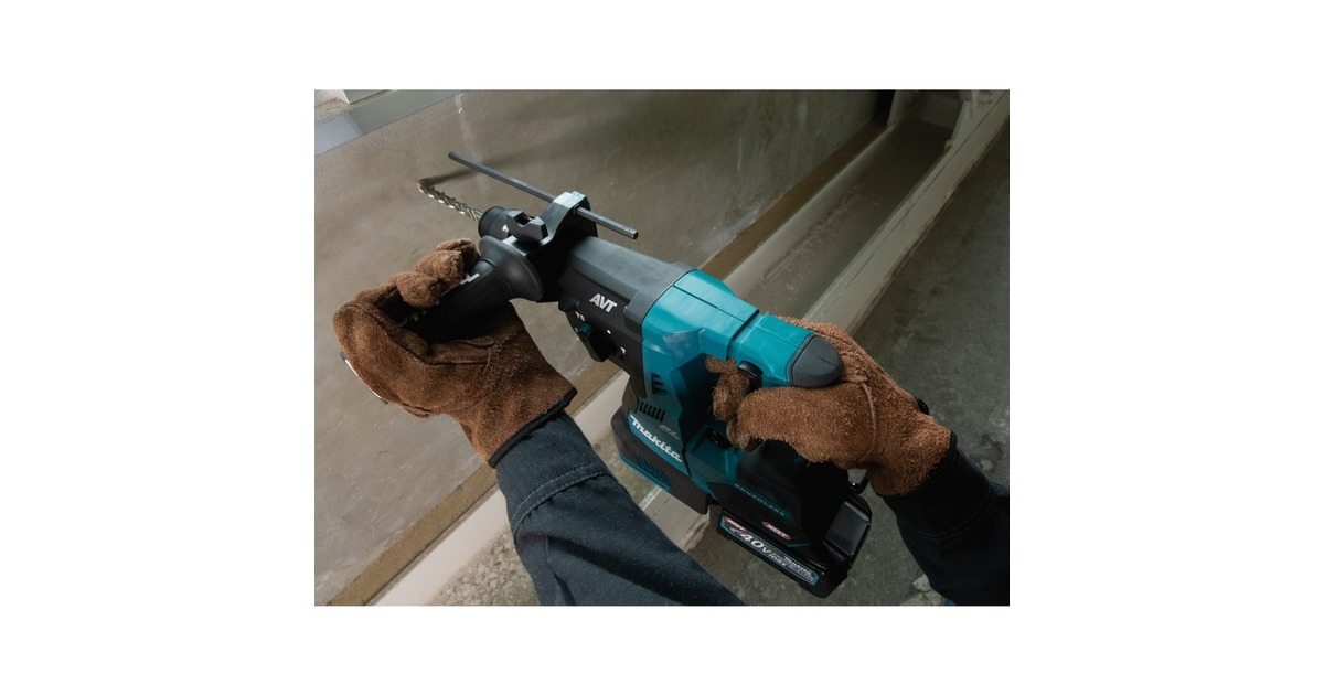 Makita Akku-Kombihammer HR004GZ XGT, 40Volt, Bohrhammer(blau/schwarz, ohne Akku und Ladegerät)