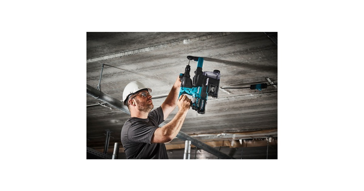 Makita Akku-Kombihammer HR004GZ XGT, 40Volt, Bohrhammer(blau/schwarz, ohne Akku und Ladegerät)