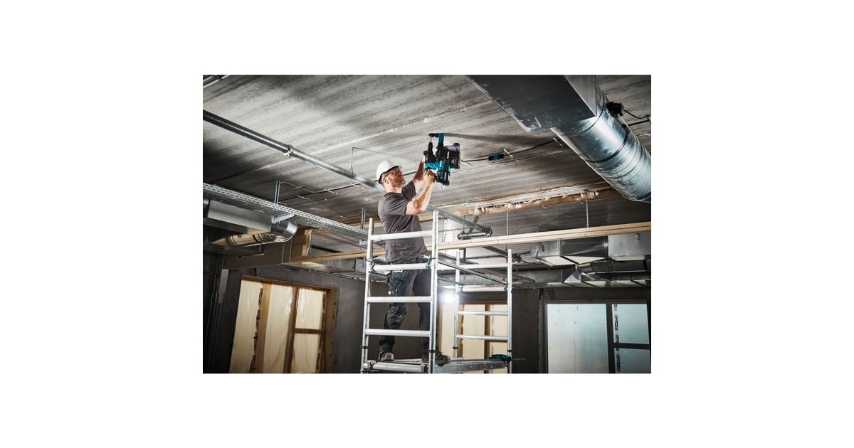 Makita Akku-Kombihammer HR004GZ XGT, 40Volt, Bohrhammer(blau/schwarz, ohne Akku und Ladegerät)