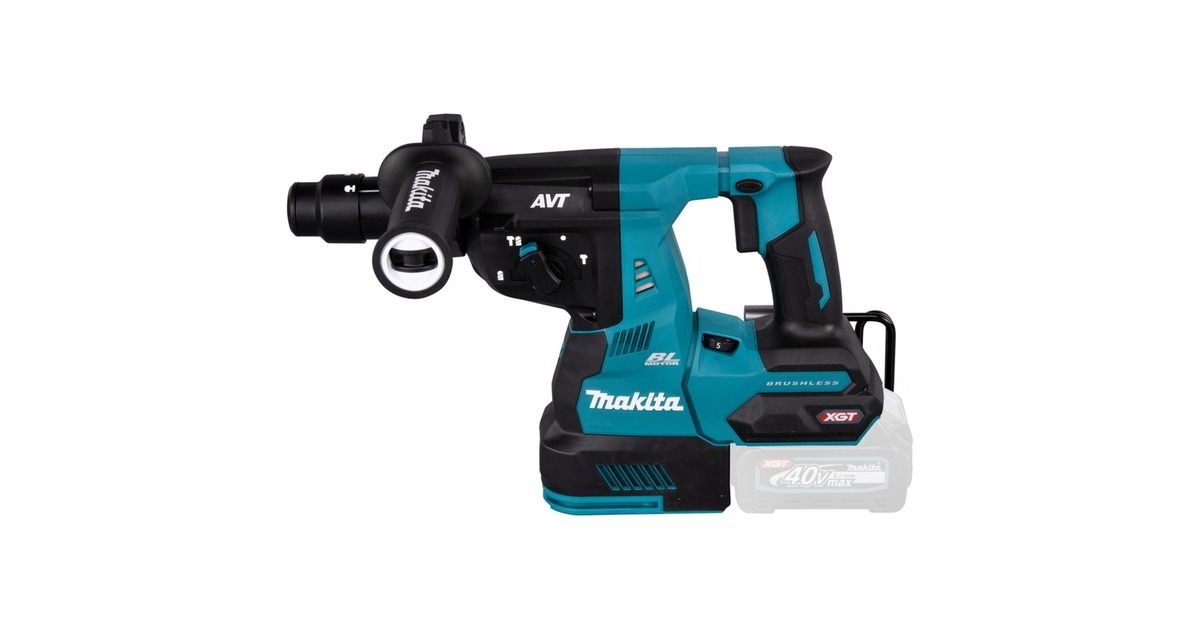 Makita Akku-Kombihammer HR004GZ XGT, 40Volt, Bohrhammer(blau/schwarz, ohne Akku und Ladegerät)