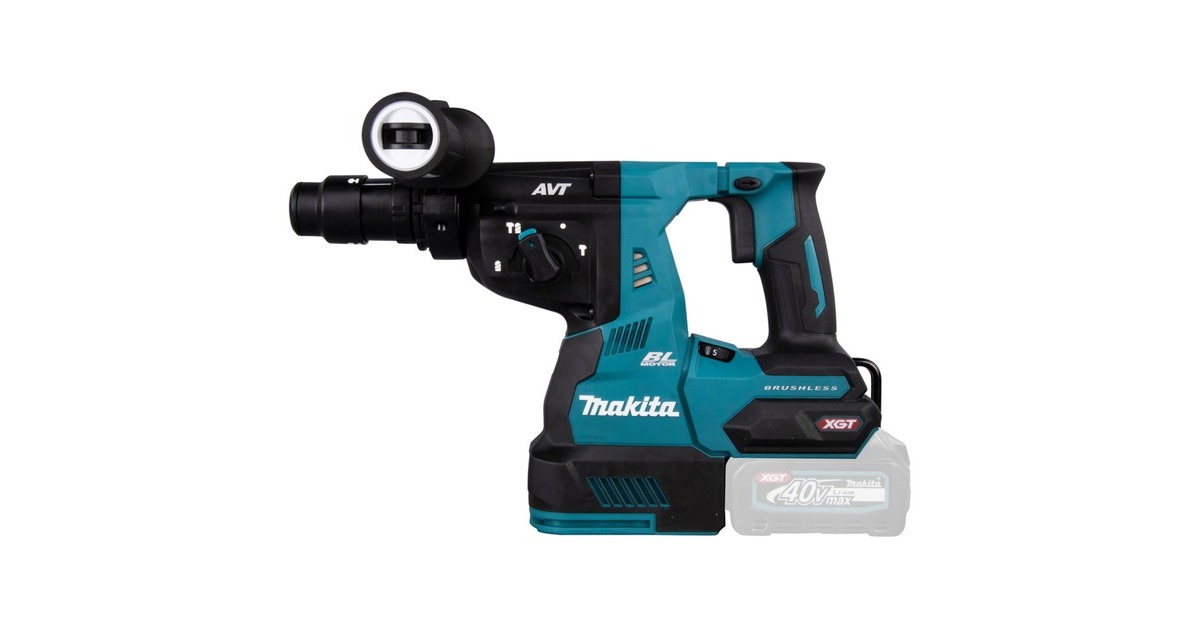 Makita Akku-Kombihammer HR004GZ XGT, 40Volt, Bohrhammer(blau/schwarz, ohne Akku und Ladegerät)