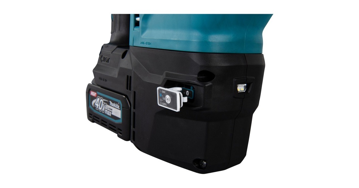 Makita Akku-Kombihammer HR005GM202 XGT, SDS-max, 40Volt, Bohrhammer(blau/schwarz, 2x Li-Ion Akku 4Ah, Koffer)
