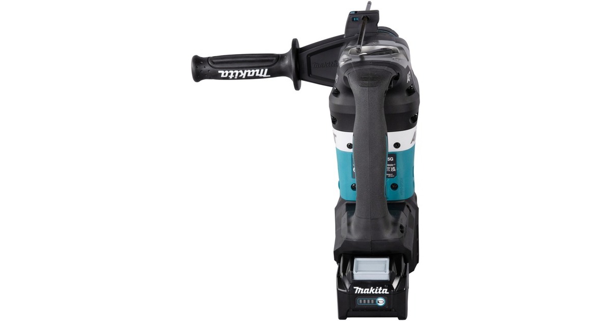 Makita Akku-Kombihammer HR005GM202 XGT, SDS-max, 40Volt, Bohrhammer(blau/schwarz, 2x Li-Ion Akku 4Ah, Koffer)