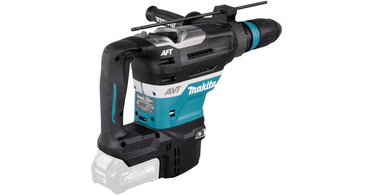 Makita Akku-Kombihammer HR005GZ01 XGT, SDS-max, 40Volt, Bohrhammer(blau/schwarz, ohne Akku und Ladegerät)