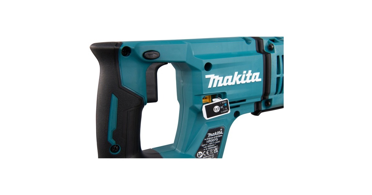 Makita Akku-Kombihammer HR007GZ XGT, 40Volt, Bohrhammer(blau/schwarz, ohne Akku und Ladegerät)