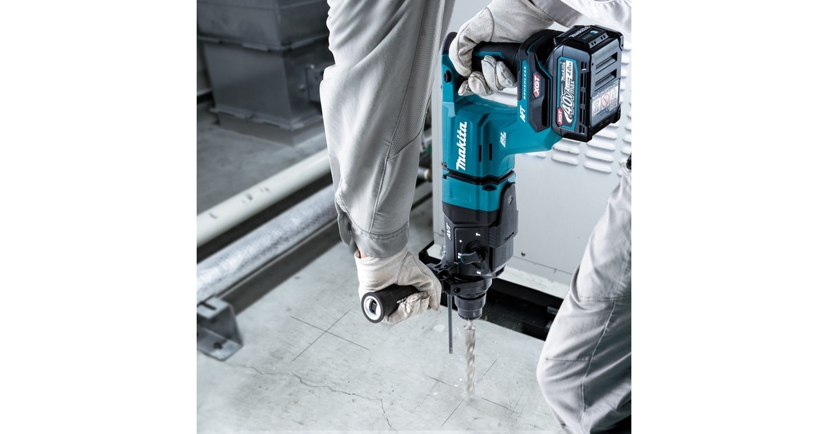 Makita Akku-Kombihammer HR007GZ XGT, 40Volt, Bohrhammer(blau/schwarz, ohne Akku und Ladegerät)