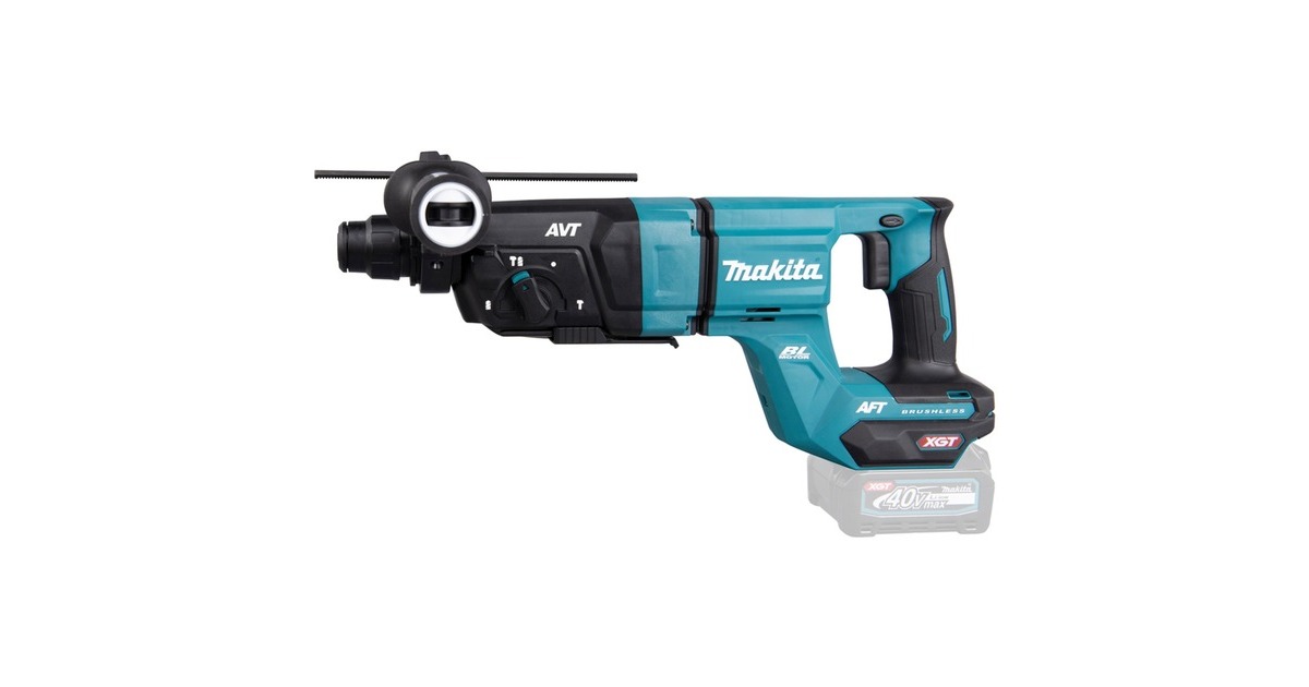 Makita Akku-Kombihammer HR007GZ XGT, 40Volt, Bohrhammer(blau/schwarz, ohne Akku und Ladegerät)