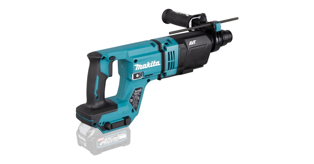 Makita Akku-Kombihammer HR007GZ XGT, 40Volt, Bohrhammer(blau/schwarz, ohne Akku und Ladegerät)