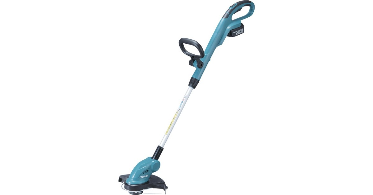 Makita Akku-Kombo-Kit DLX4093, Heckenschere, Rasentrimmer, Schlagbohrschrauber, Sauger(blau/schwarz, 2x Li-Ionen Akku 3,0Ah 18Volt)