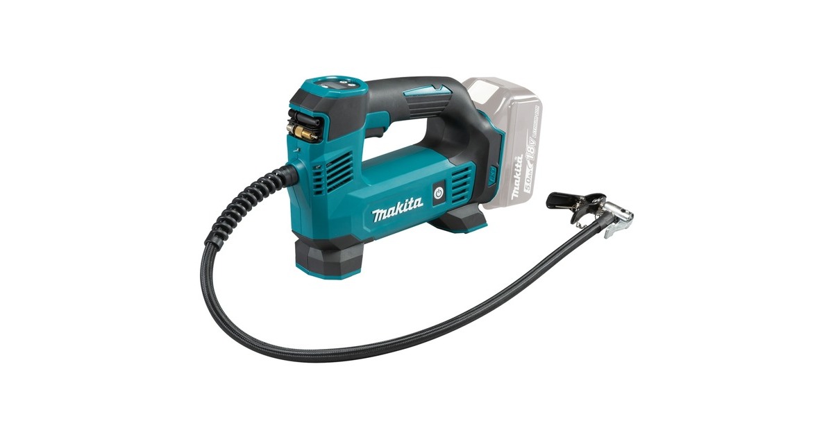 Makita Akku-Kompressor DMP180Z, 18Volt, Luftpumpe(blau/schwarz, ohne Akku und Ladegerät)