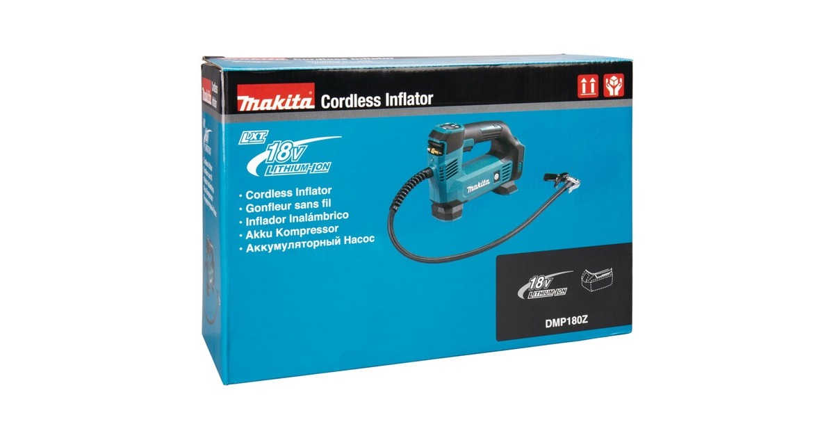 Makita Akku-Kompressor DMP180Z, 18Volt, Luftpumpe(blau/schwarz, ohne Akku und Ladegerät)