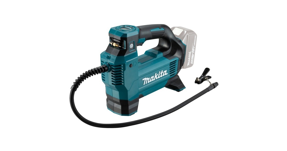 Makita Akku-Kompressor DMP181Z, 18Volt, Luftpumpe(blau/schwarz, ohne Akku und Ladegerät)